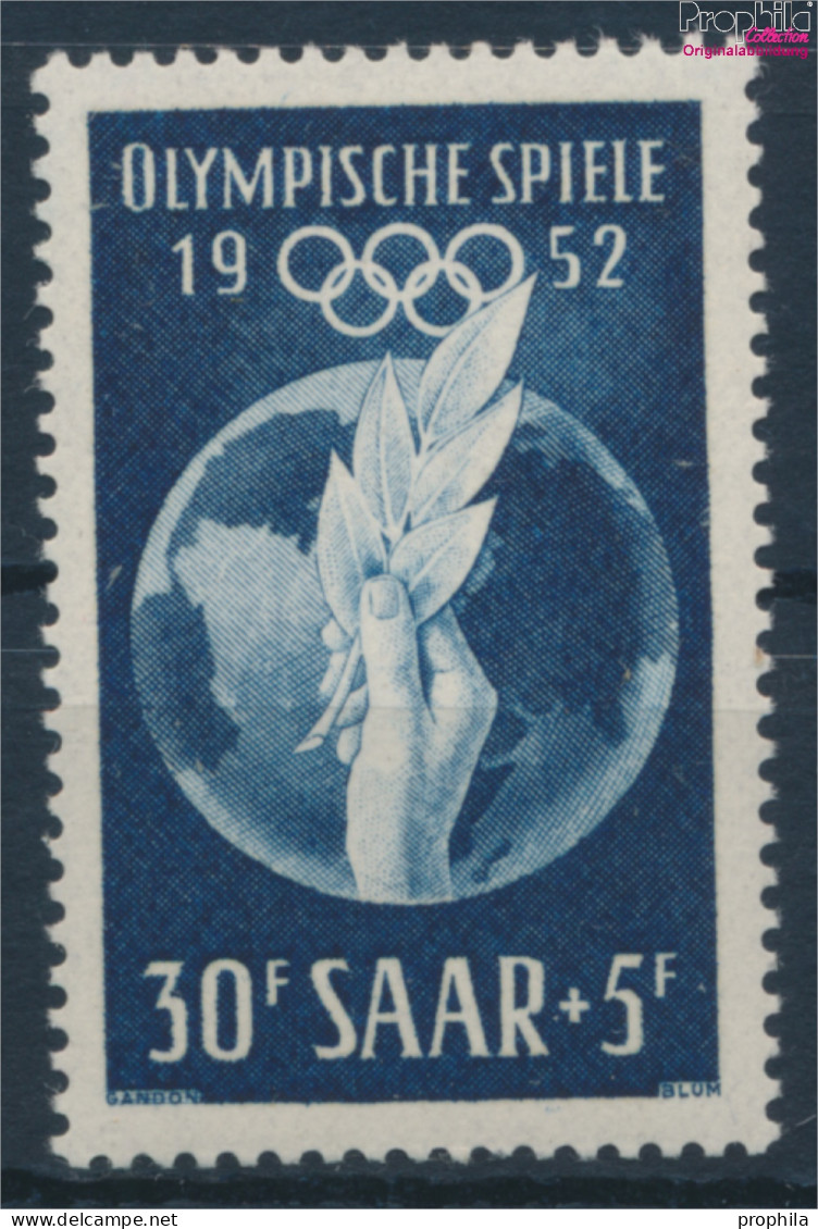 Saarland 315 Postfrisch 1952 Olympiade (10357392 - Oblitérés