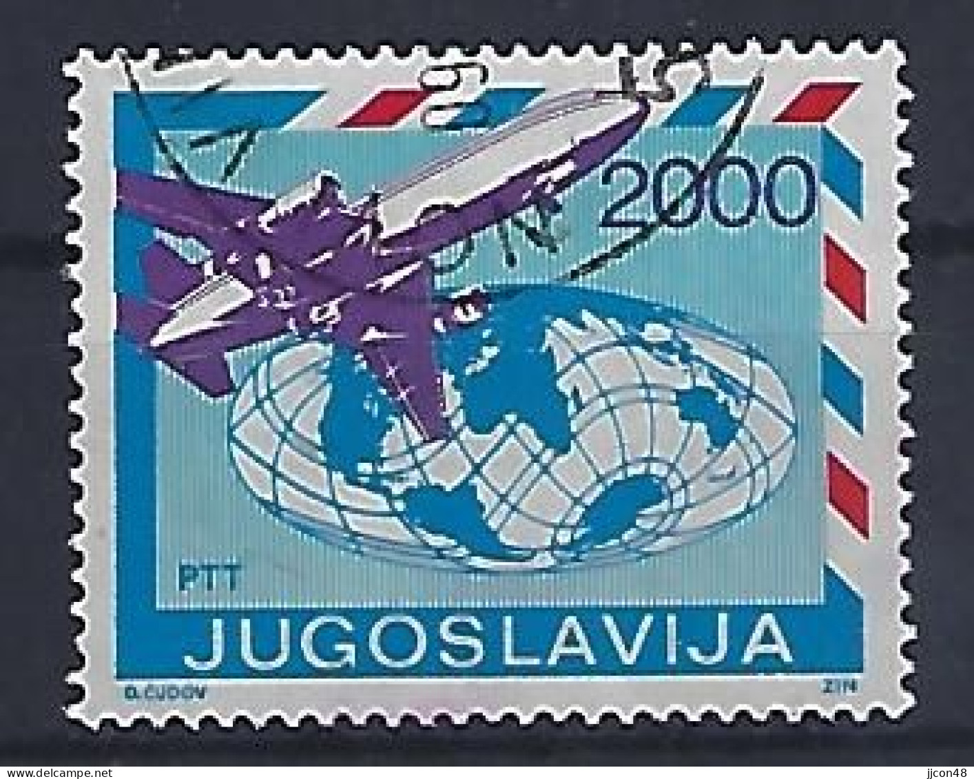 Jugoslavia 1988  Postdienst (o) Mi.2296 - Usati