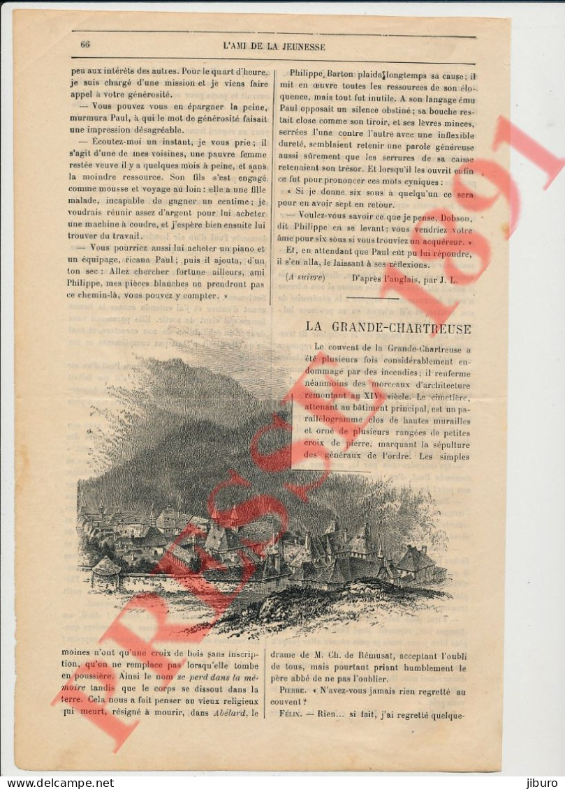 3 Vues 1891 Couvent De La Grande-Chartreuse Chapelle De Saint-Bruno Ordre Des Chartreux 266CH9 - Ohne Zuordnung