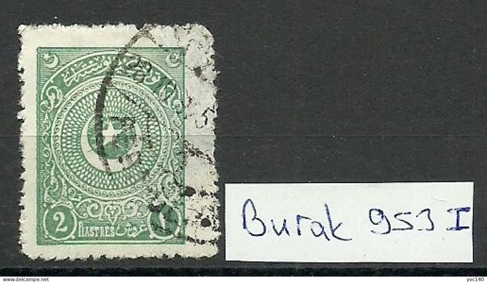 Turkey; 1924 3rd Star&Crescent Issue 2 K. ERROR ("2" On The Left Lean Forward) - Oblitérés