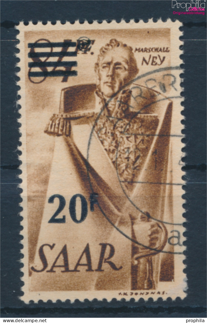 Saarland 237I, Aufdruck Auf Urdruckmarke Gestempelt 1947 Berufe Und Ansichten (10357271 - Gebraucht