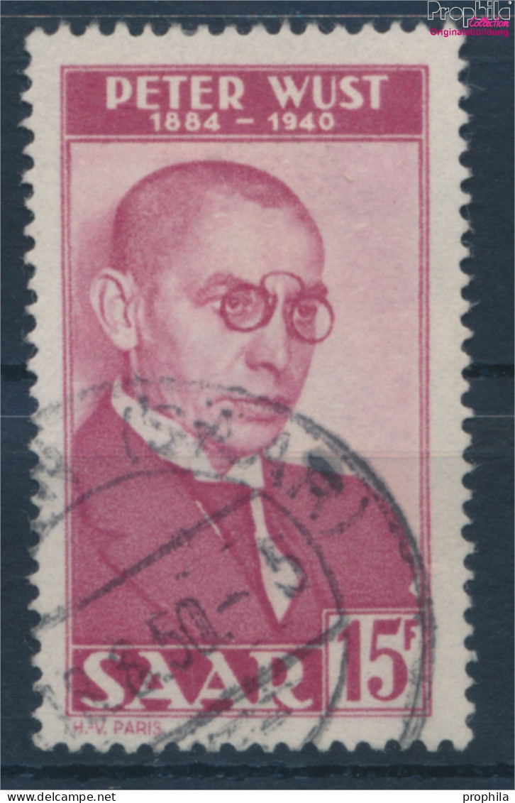 Saarland 290 (kompl.Ausg.) Gestempelt 1950 Peter Wust (10357258 - Usati