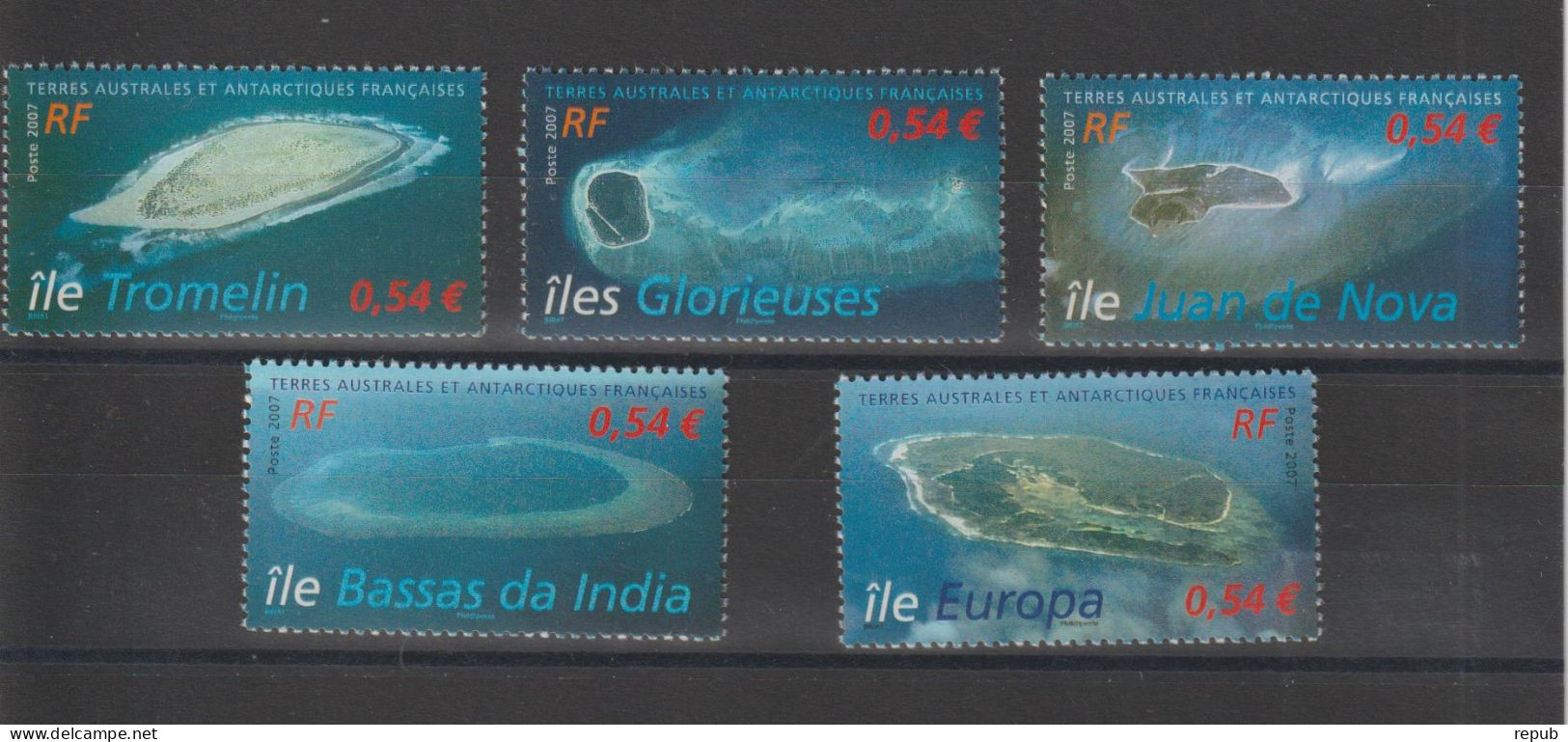 TAAF 2007 Timbres Issus Du BF 18, 472-476, 5 Val ** MNH - Ungebraucht