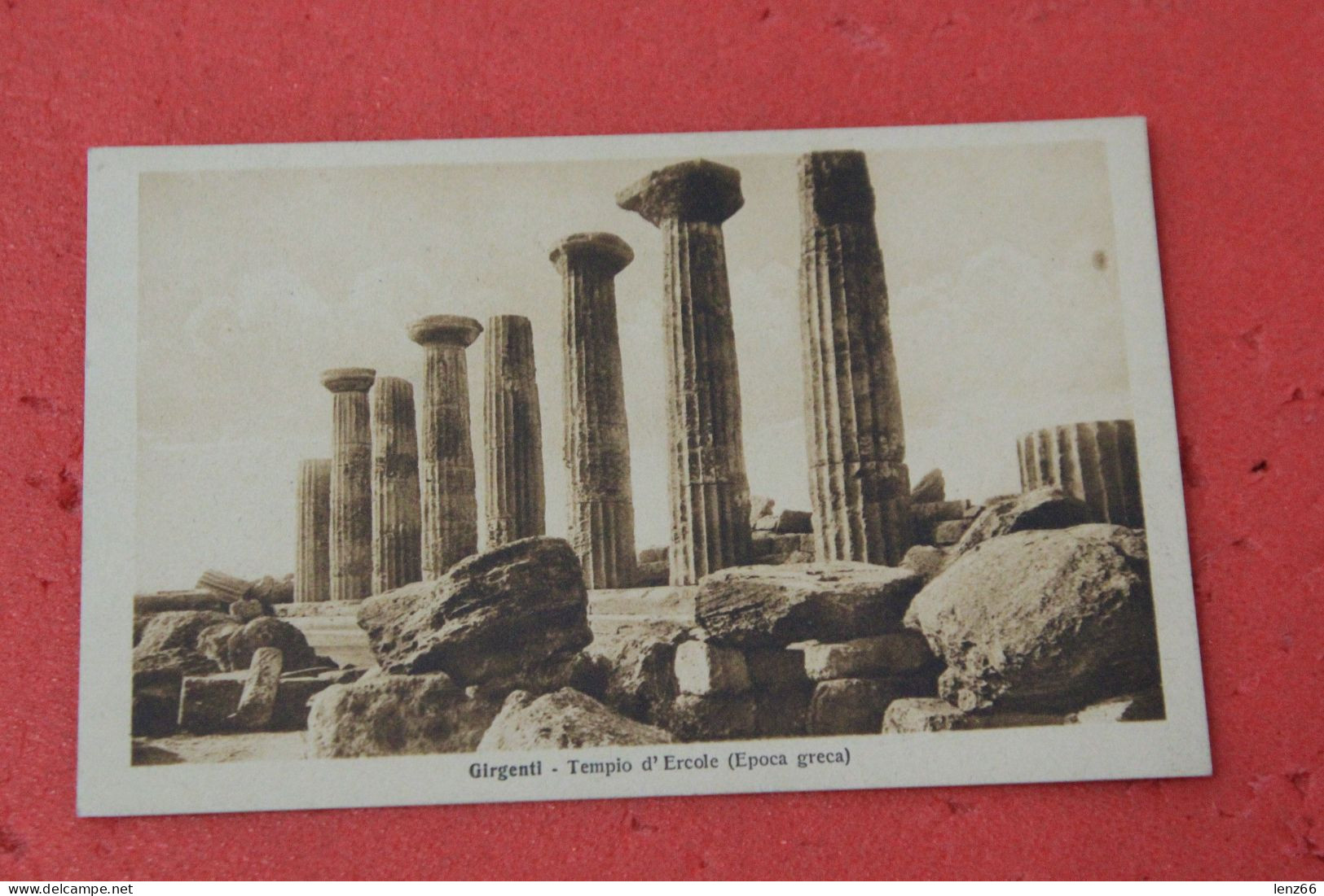 Agrigento Tempio Ercole 1928 Ed. Di Leo - Agrigento