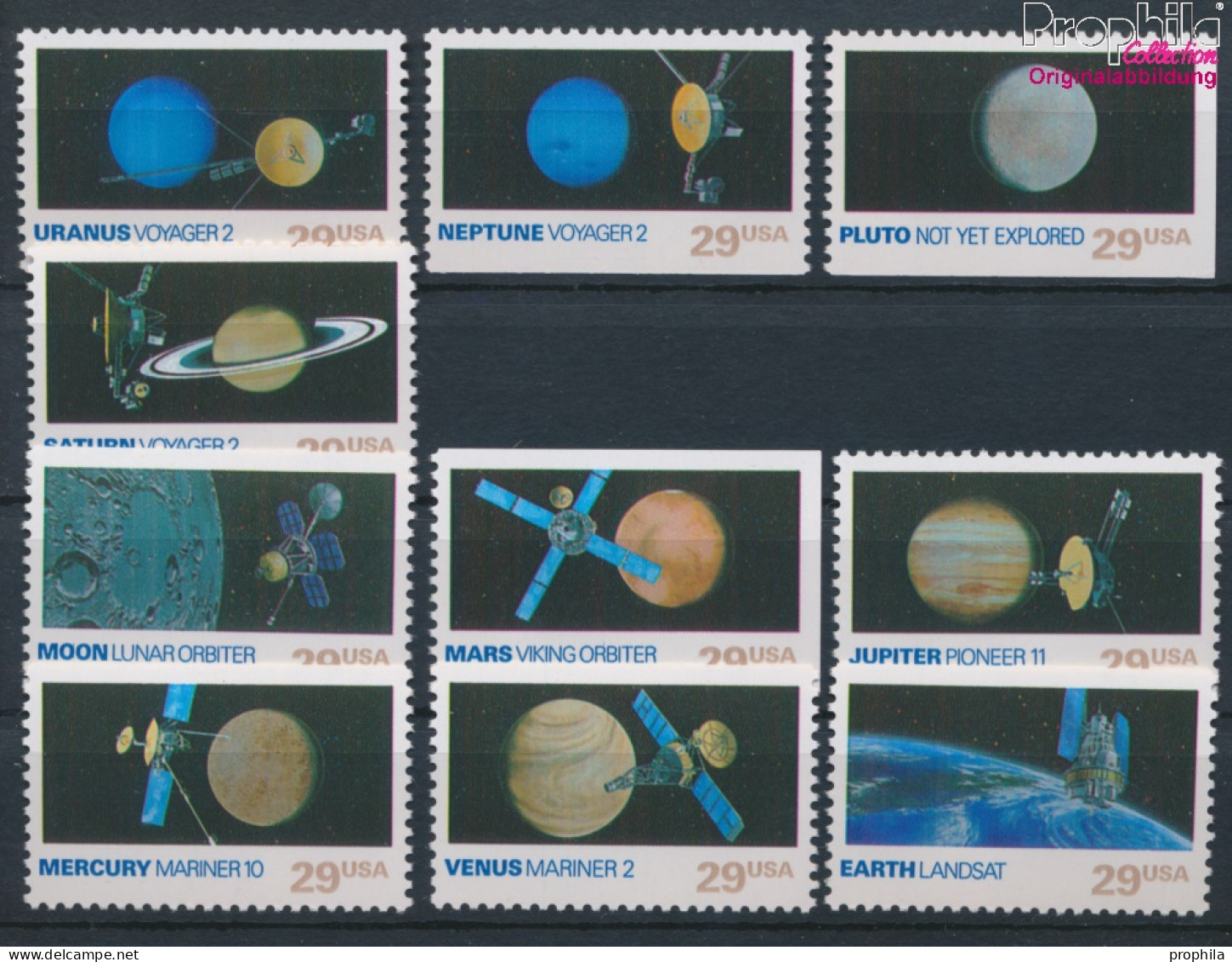 USA 2183-2192 (kompl.Ausg.) Postfrisch 1991 Erforschung Sonnensystem (10348690 - Unused Stamps