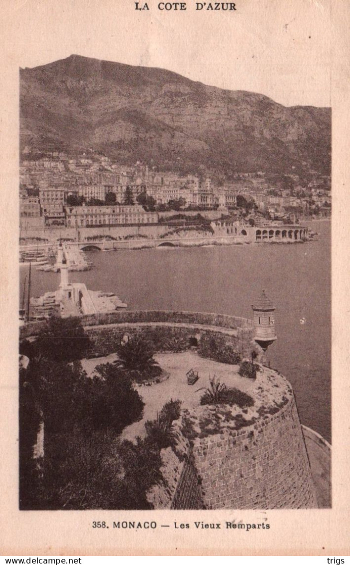 Monaco - Les Vieux Remparts - Multi-vues, Vues Panoramiques