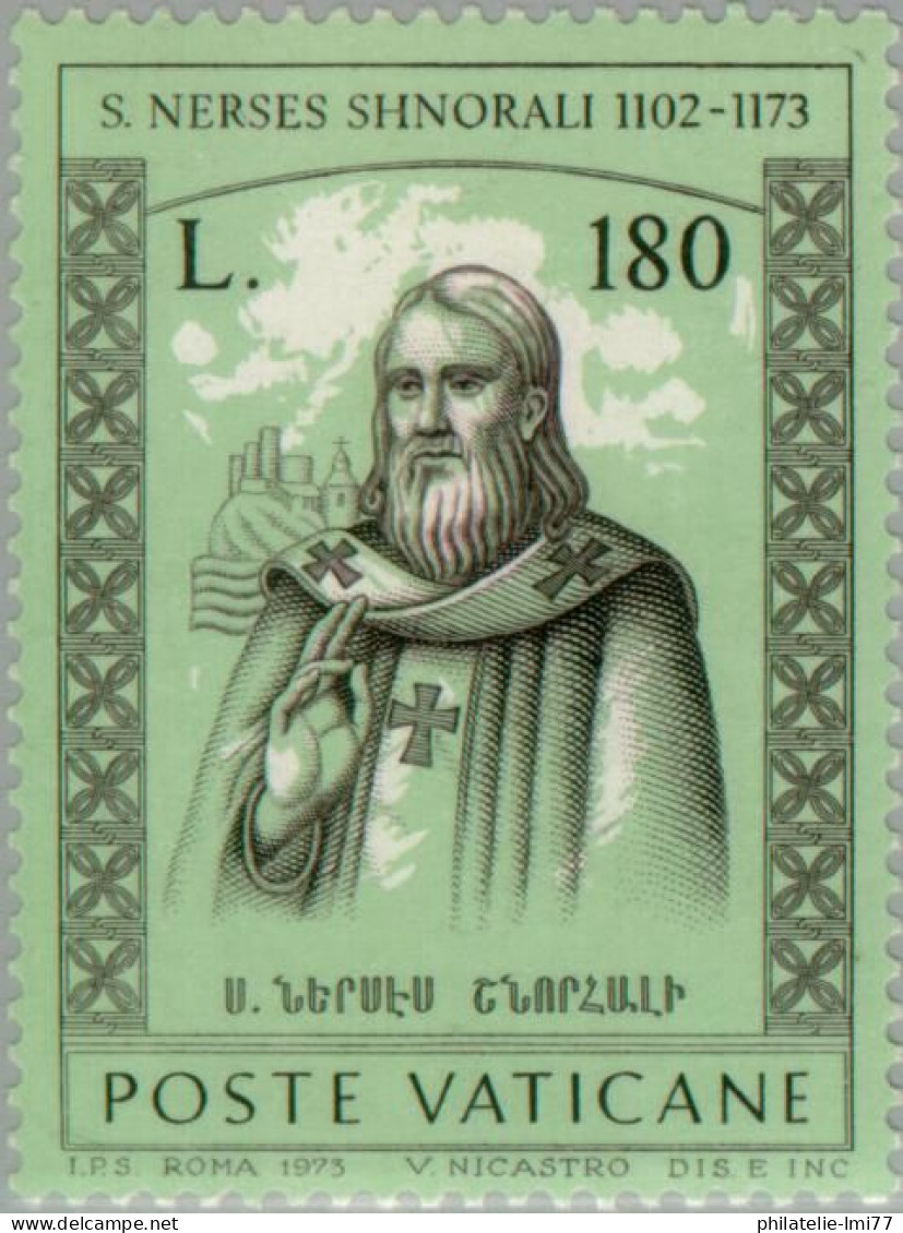 Timbre Du Vatican N° 568 Neuf Sans Charnière - Unused Stamps