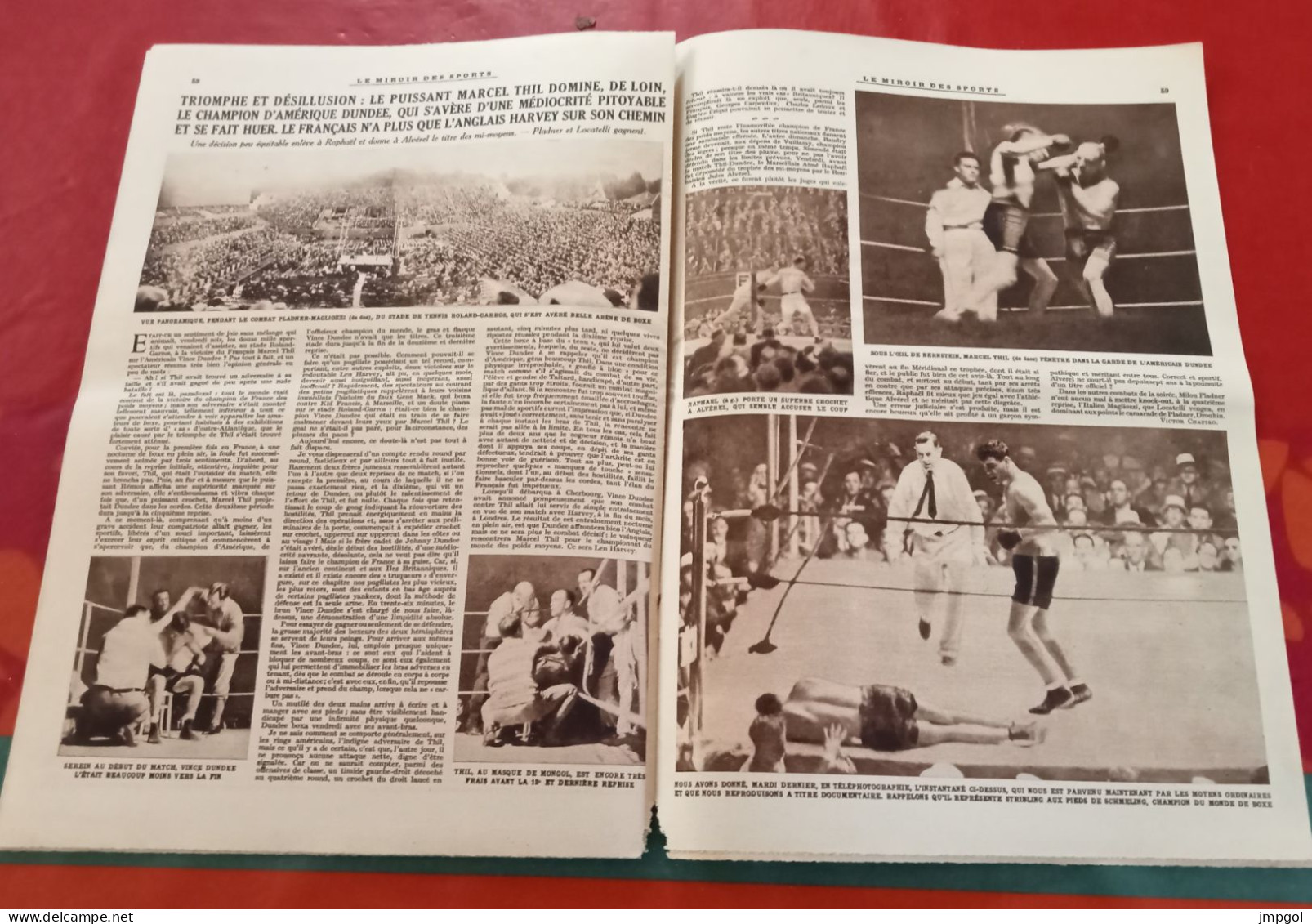 Miroir Des Sports N°605 Juil 1931 Tour De France Luchon Perpignan Puymorens Magne Pesenti Faure Demuysère Marcel Thil - Sport