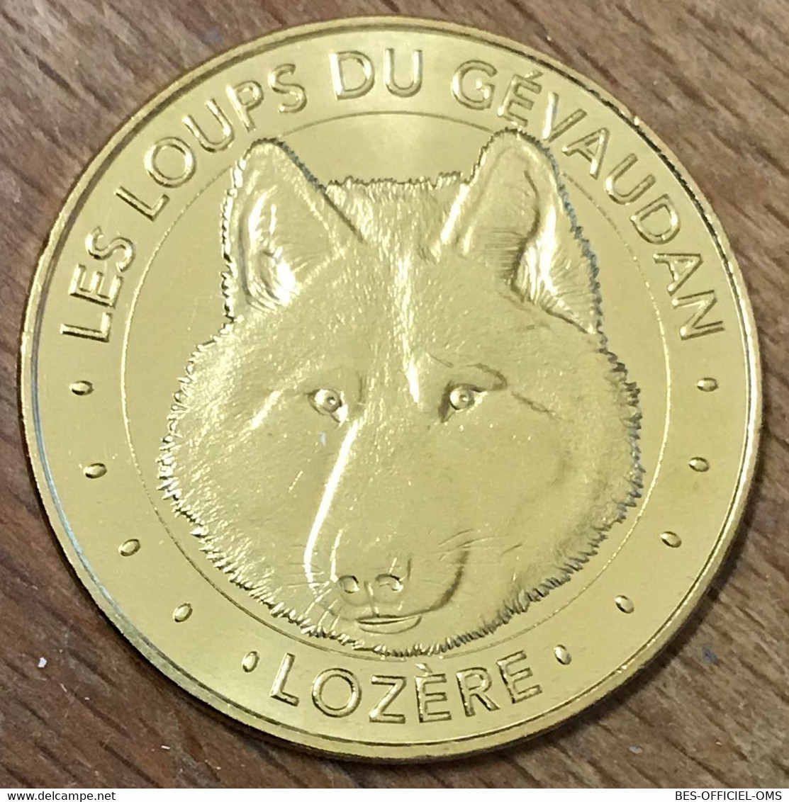 48 LOUPS DU GÉVAUDAN LOZÈRE TÊTE LOUP MDP 2018 MÉDAILLE SOUVENIR MONNAIE DE PARIS JETON TOURISTIQUE TOKENS MEDALS COINS - 2018