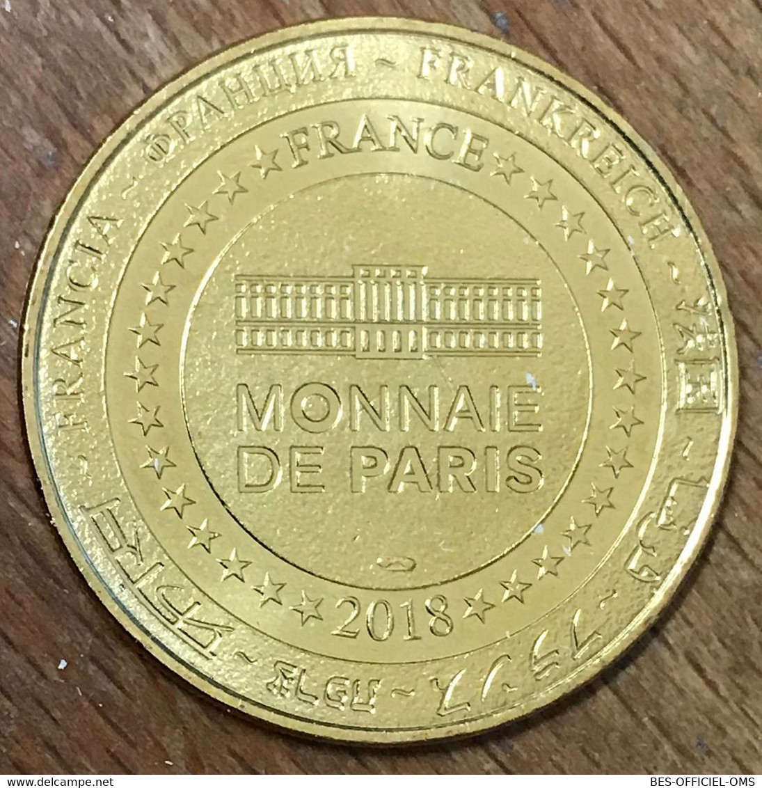 48 LOUPS DU GÉVAUDAN LOZÈRE TÊTE LOUP MDP 2018 MÉDAILLE SOUVENIR MONNAIE DE PARIS JETON TOURISTIQUE TOKENS MEDALS COINS - 2018