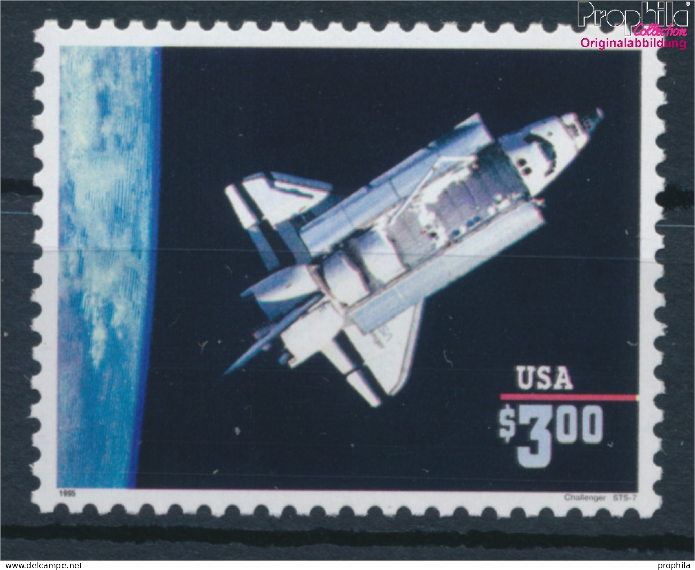 USA 2581I (kompl.Ausg.) Mit Jahreszahl 1995 Postfrisch 1995 Raumfahrzeuge - Challenger (10348669 - Unused Stamps