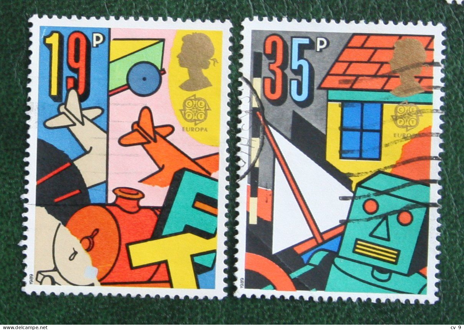 EUROPA CEPT CHILDREN GAMES (Mi 1202 1205) 1989 Used Gebruikt Oblitere ENGLAND GRANDE-BRETAGNE GB GREAT BRITAIN - Used Stamps