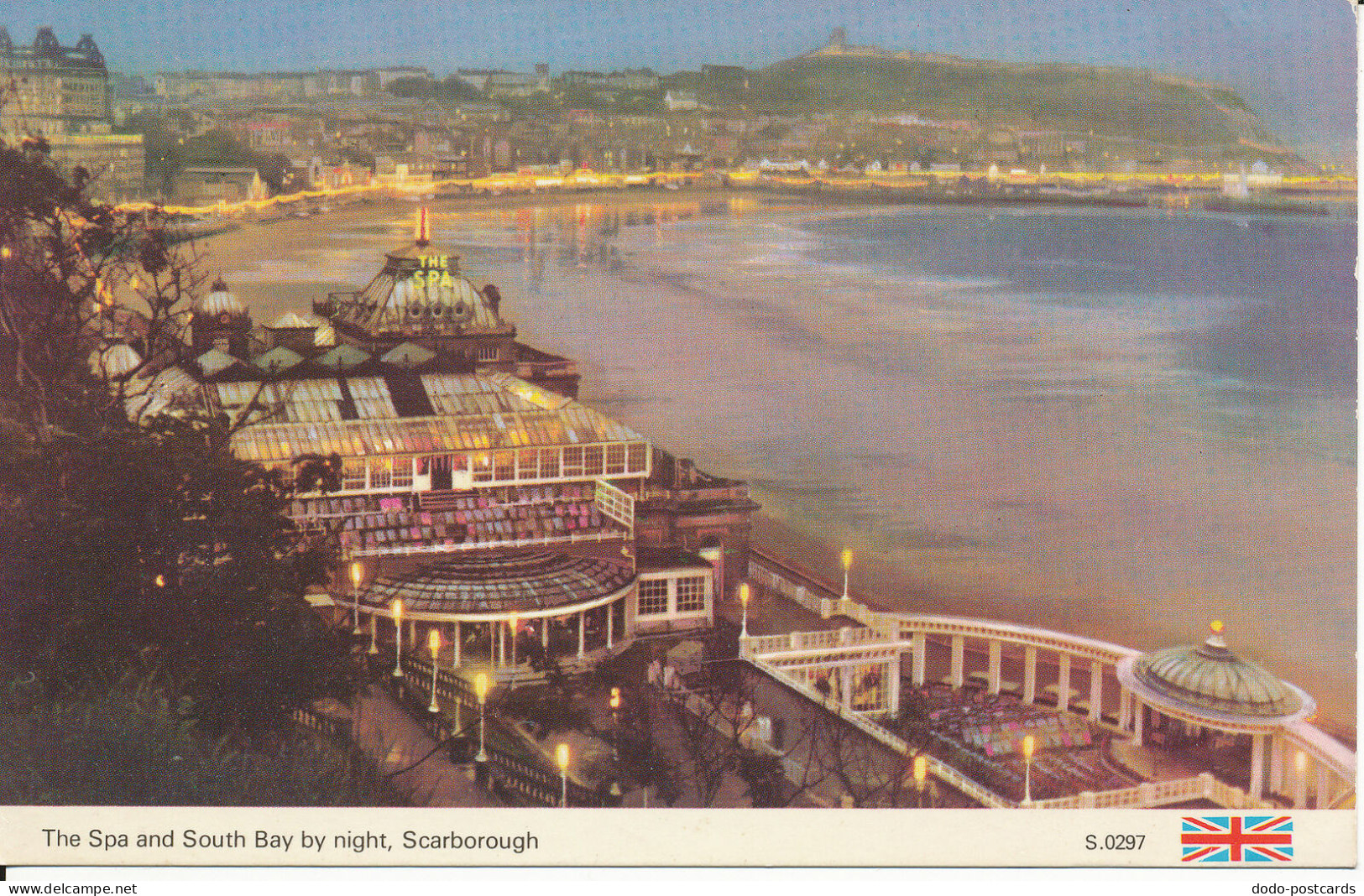 PC36256 The Spa And South Bay By Night. Scarborough. Dennis. 1984 - Monde