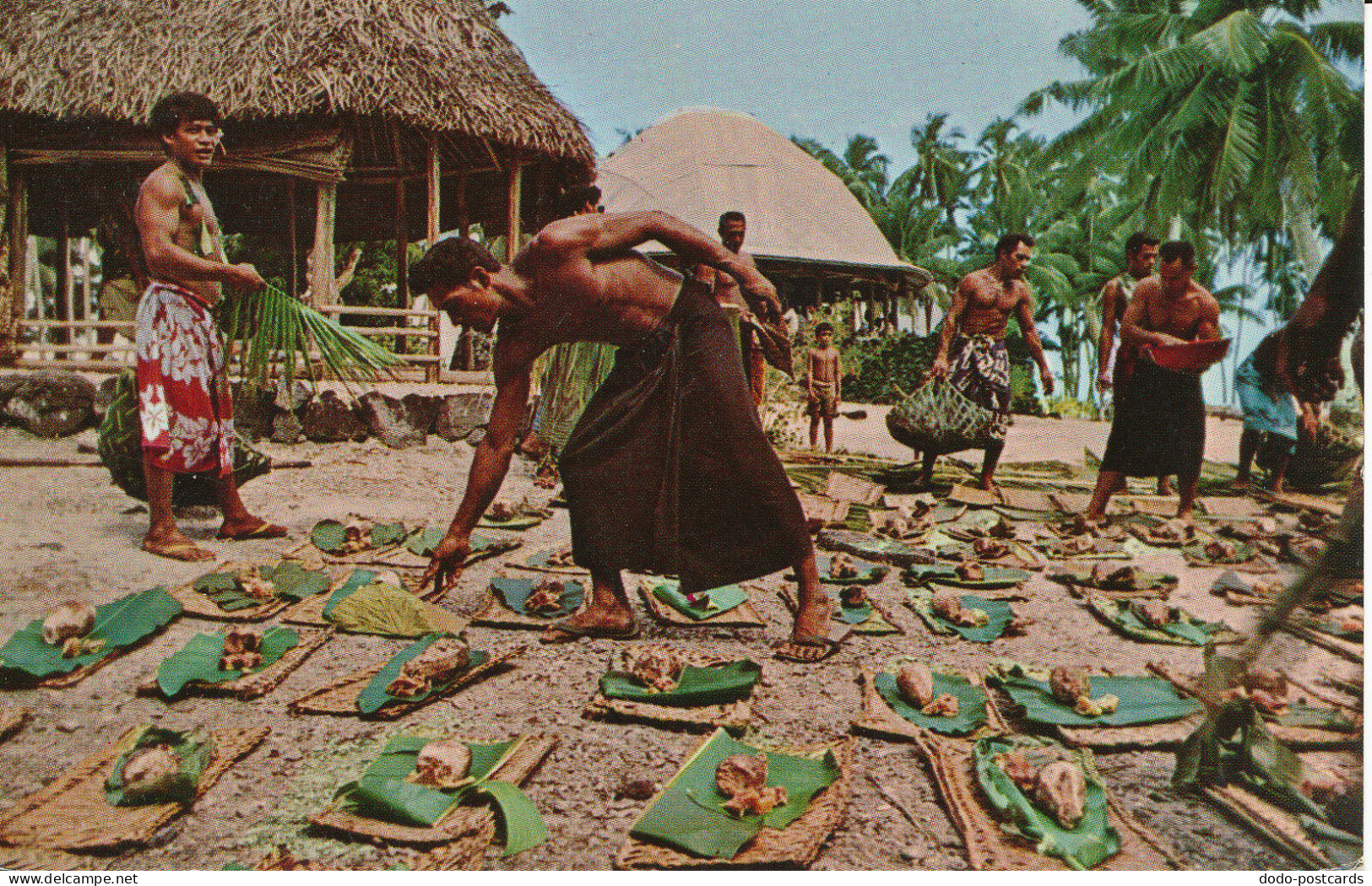 PC40446 Western Samoa. Preparations For A Traditional Samoan Feast. Donald Smetz - Monde