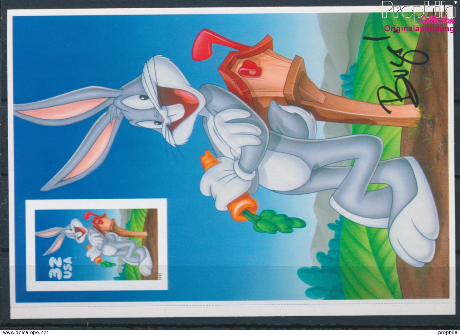 USA 2829B (kompl.Ausg.) Nicht Gestanzt Postfrisch 1997 Comicfigur - Bugs Bunny (10348634 - Unused Stamps