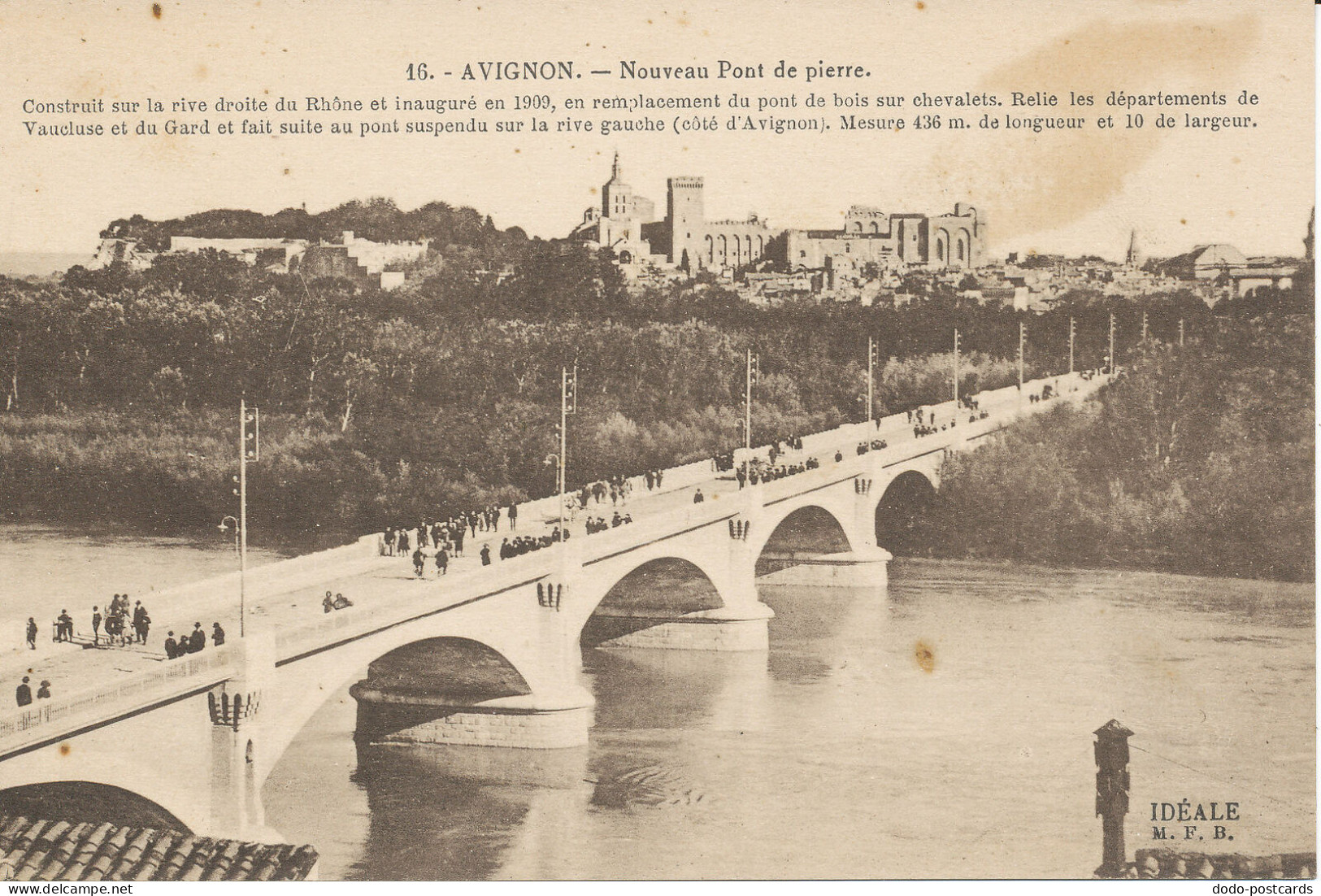 PC39139 Avignon. Nouveau Pont De Pierre. M. F. Beau - Monde