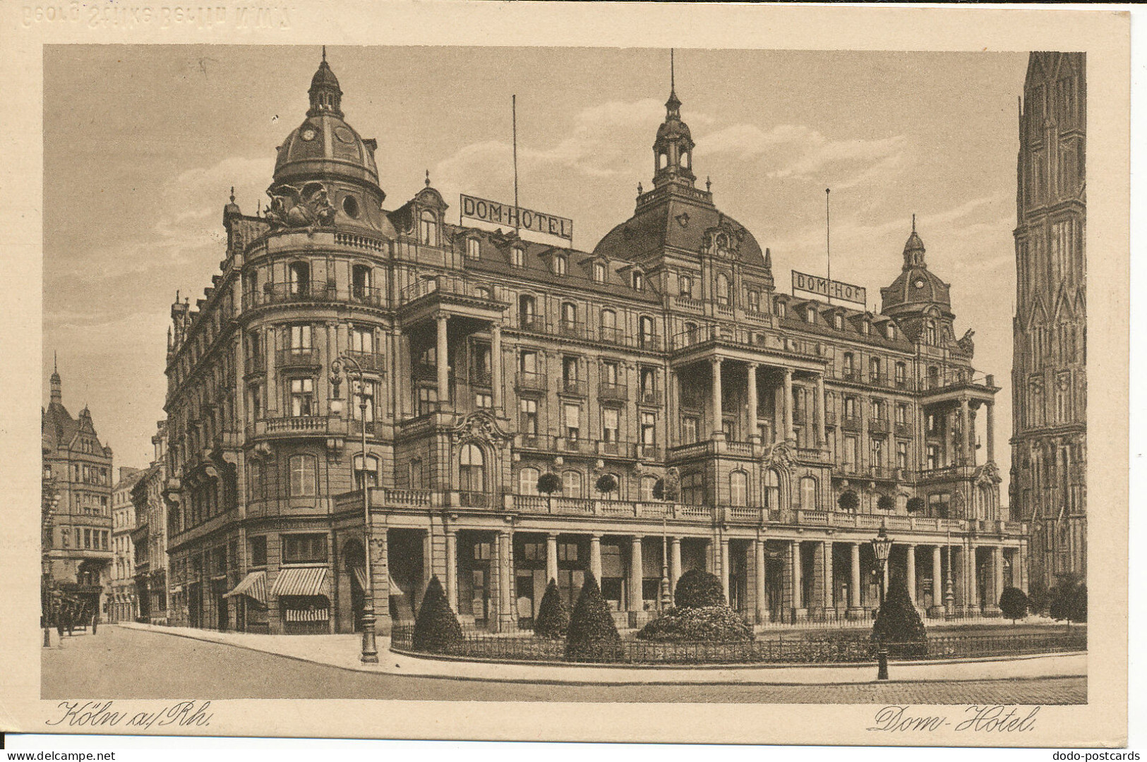 PC39764 Koln A. Rhein. Dom Hotel. Bruno Hansmann. No 3626. B. Hopkins - Monde