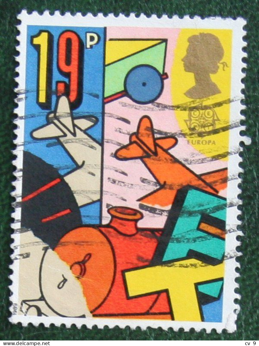 19P EUROPA CEPT CHILDREN GAMES (Mi 1202) 1989 Used Gebruikt Oblitere ENGLAND GRANDE-BRETAGNE GB GREAT BRITAIN - Oblitérés