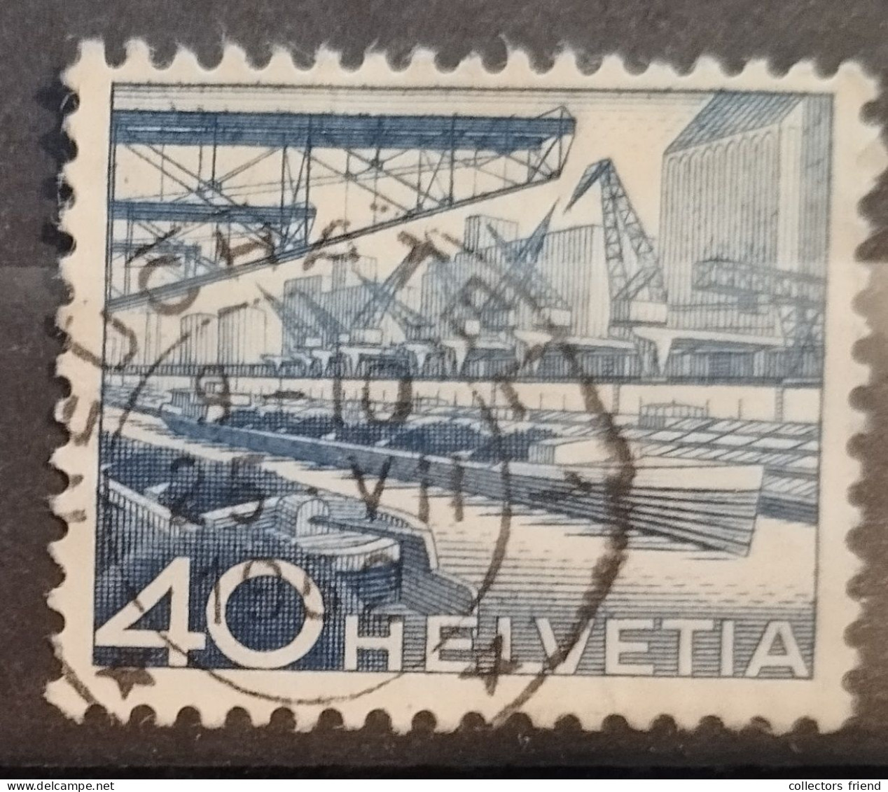 Helvetia Schweiz Suisse - 1949 - Schiffe, Ships - Used - Schiffe