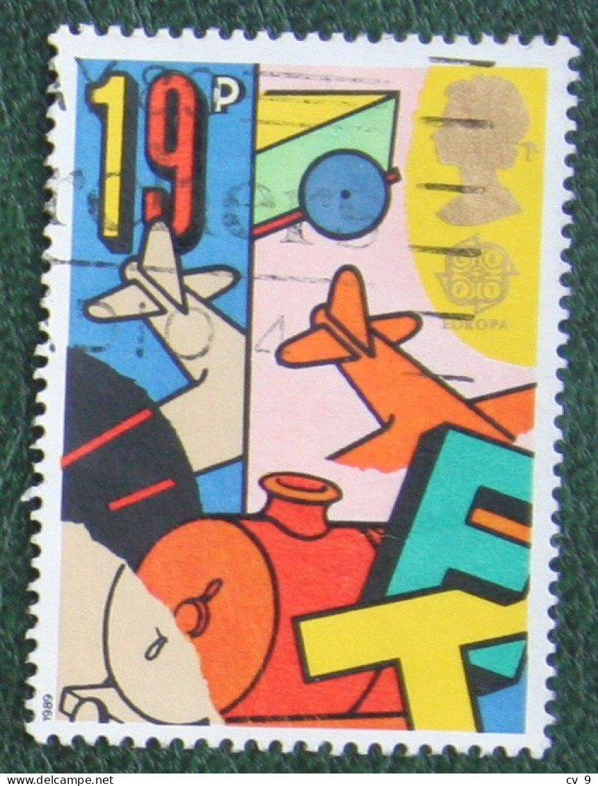 19P EUROPA CEPT CHILDREN GAMES (Mi 1202) 1989 Used Gebruikt Oblitere ENGLAND GRANDE-BRETAGNE GB GREAT BRITAIN - Used Stamps