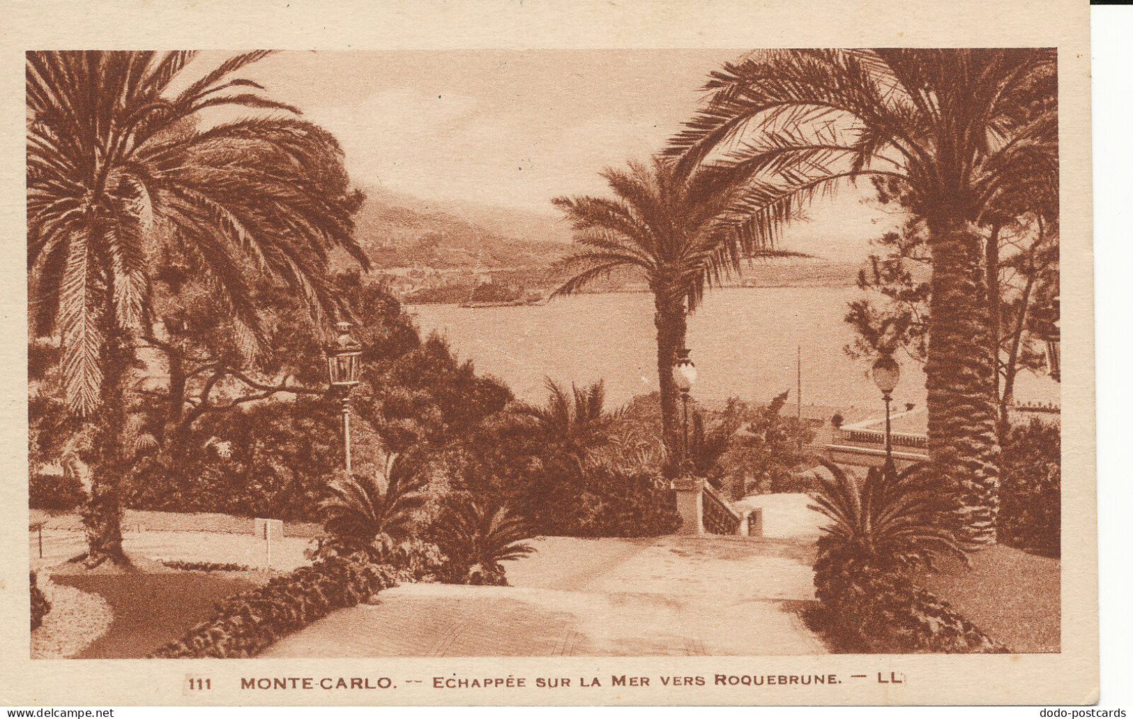 PC40247 Monte Carlos. Echappee Sur La Mer Vers Roquebrune. Levy Et Neurdein Reun - Monde