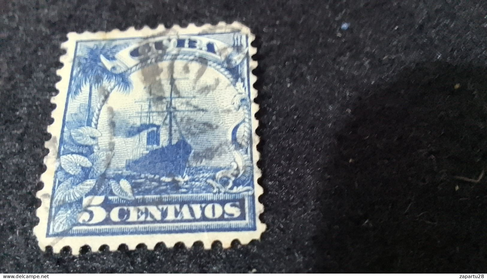 CUBA- 1930--1955-  5  C.    DAMGALI - Usati