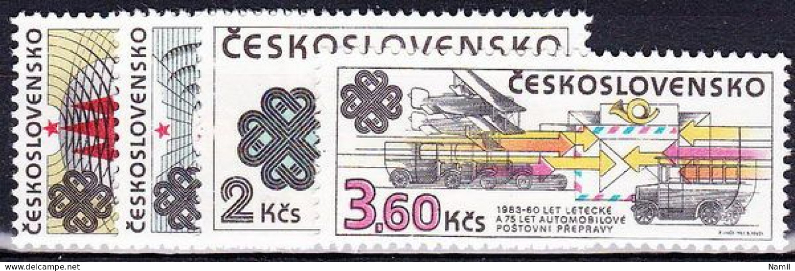 ** Tchécoslovaquie 1983 Mi 2705-8 (Yv 2525-8), (MNH)** - Ungebraucht