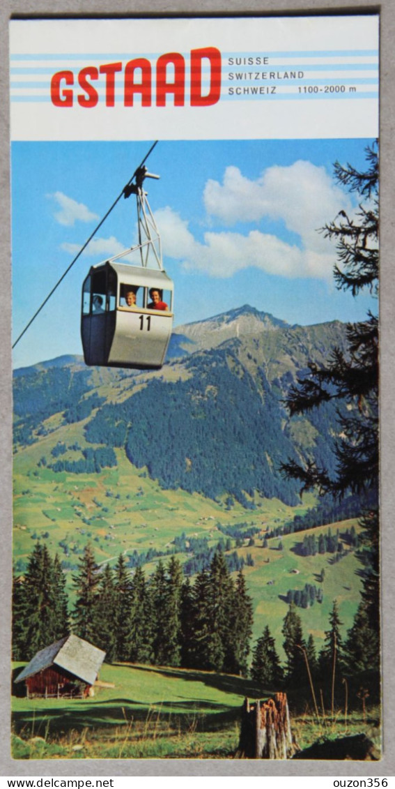 GSTAAD (Saanen, Berne, Suisse), Dépliant Touristique - Cuadernillos Turísticos