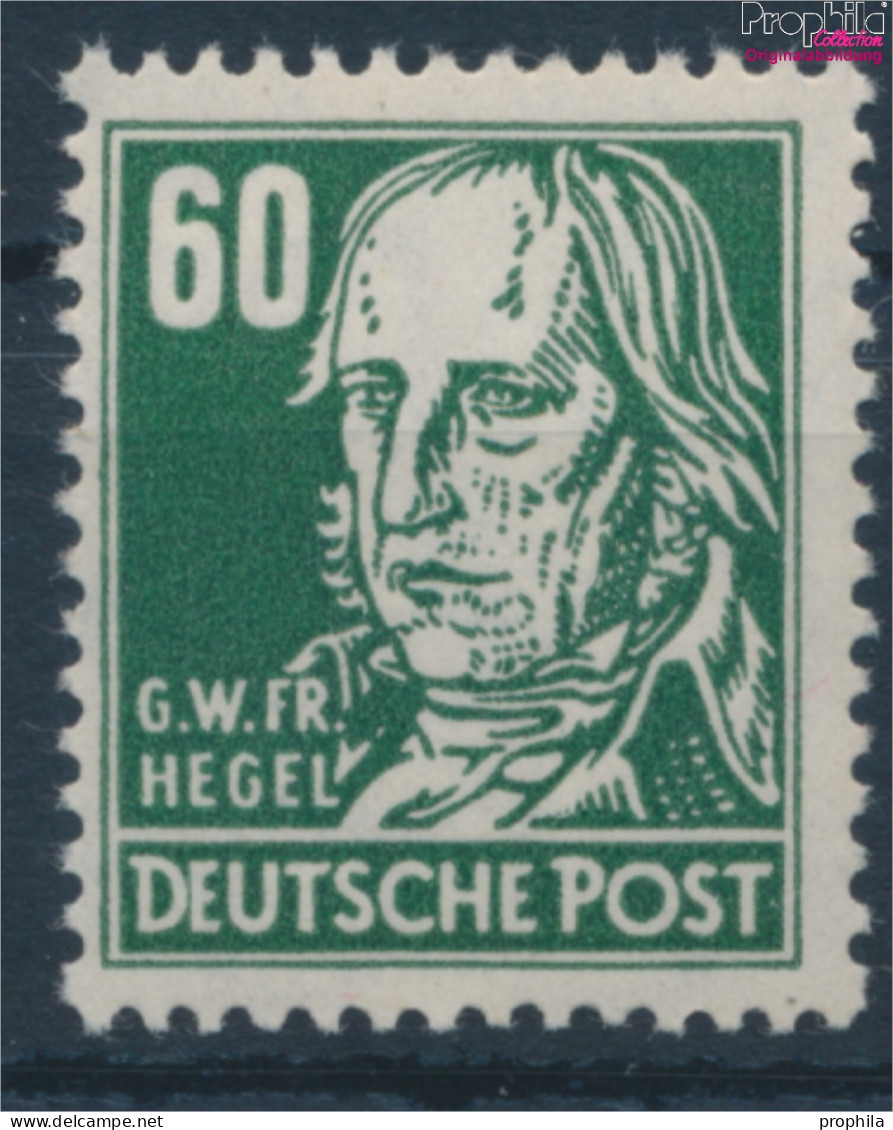 DDR 338z A XI, Gewöhnliches Papier Postfrisch 1952 Persönlichkeiten (10351641 - Unused Stamps