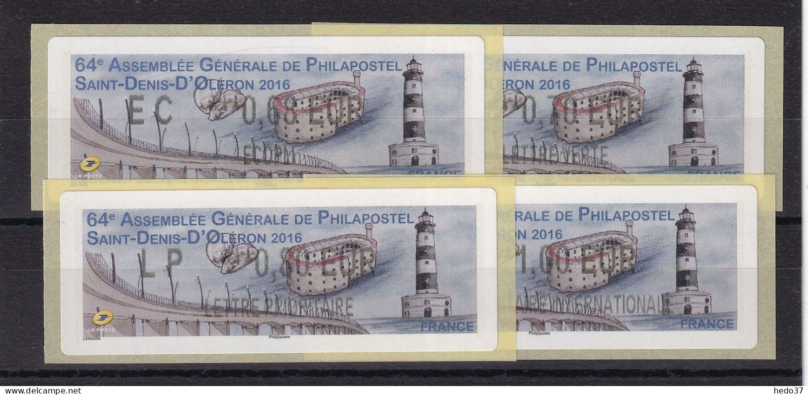 France Timbres De Distributeurs  N°1191 - 4 Valeurs - Neuf ** Sans Charnière - TB - 2010-... Abgebildete Automatenmarke