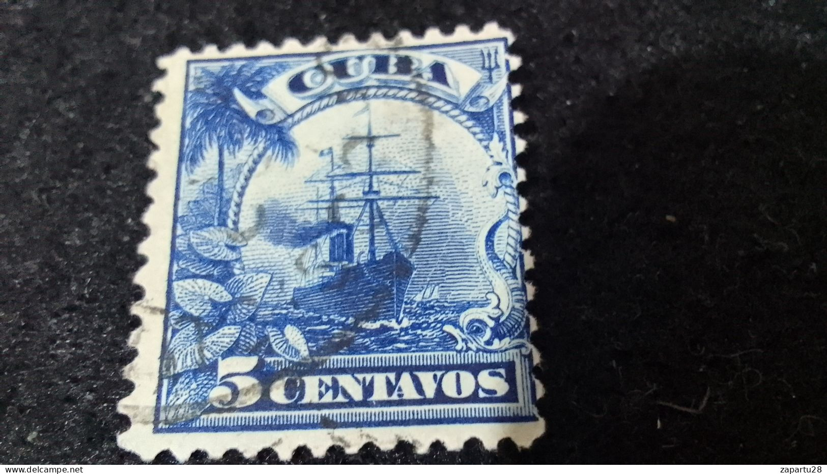 CUBA- 1930--1955-  5  C.    DAMGALI - Oblitérés