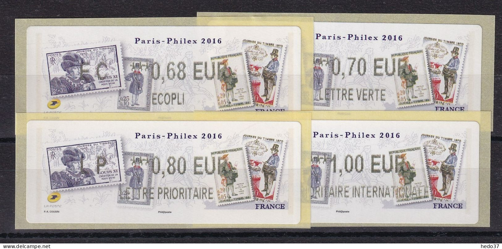 France Timbres De Distributeurs  N°1186 - 4 Valeurs - Neuf ** Sans Charnière - TB - 2010-... Abgebildete Automatenmarke