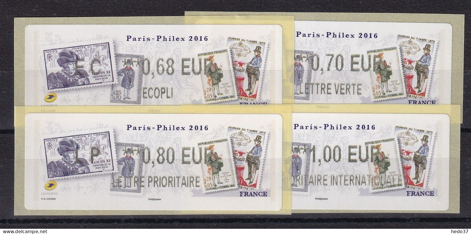 France Timbres De Distributeurs  N°1186 - 4 Valeurs - Neuf ** Sans Charnière - TB - 2010-... Illustrated Franking Labels