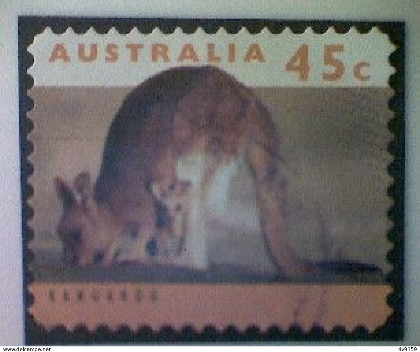 Australia, Scott #1289, Used (o), 1994, Wildlife Series, Kangaroo And Joey, 45¢, Orange And Multicolored - Gebraucht