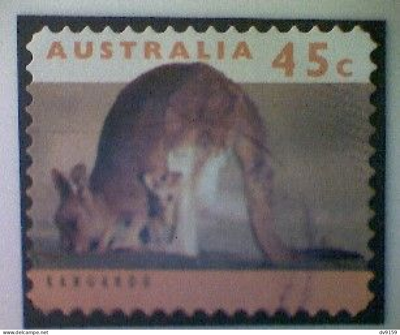 Australia, Scott #1289, Used (o), 1994, Wildlife Series, Kangaroo And Joey, 45¢, Orange And Multicolored - Used Stamps