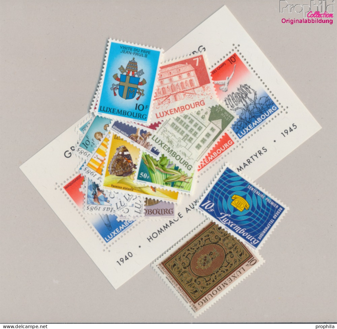 Luxemburg Postfrisch Medaillen 1985 Waffenstillstand, Papst, Musik U.a.  (10368149 - Unused Stamps