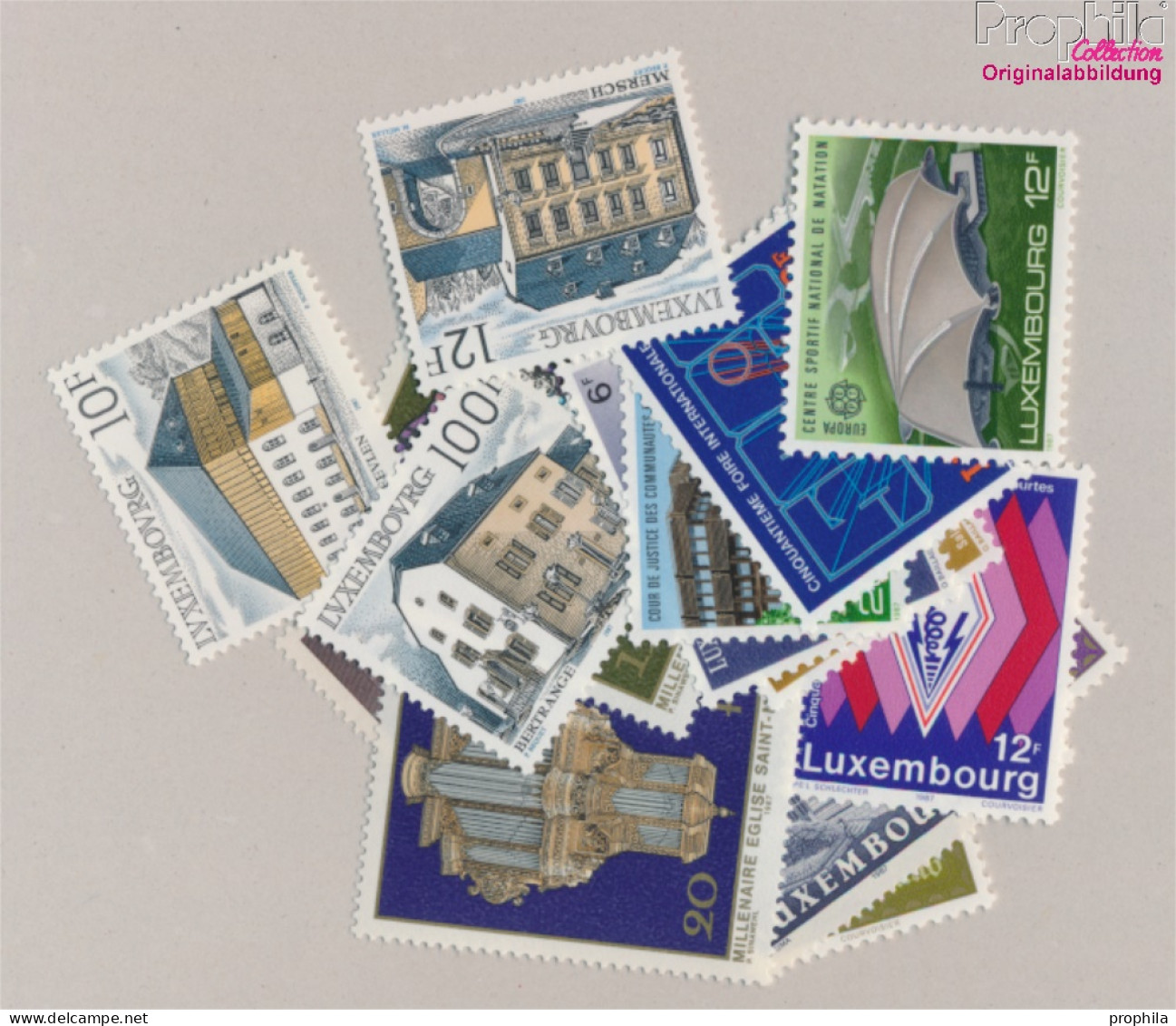 Luxemburg Postfrisch Jahr Der Umwelt 1987 Umwelt, Messe, Europa, Caritas U.a.  (10368137 - Unused Stamps