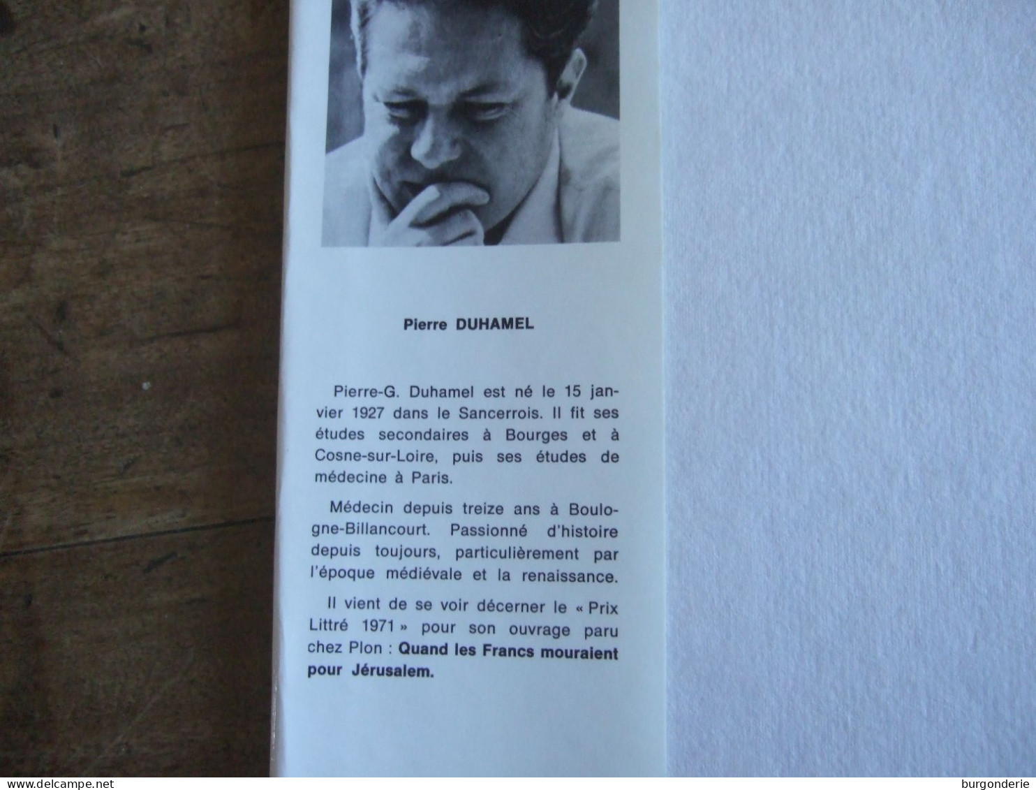 LE CONNETABLE DE BOURBON / PIERRE DUHAMEL / PERRIN / 1971 - Historia