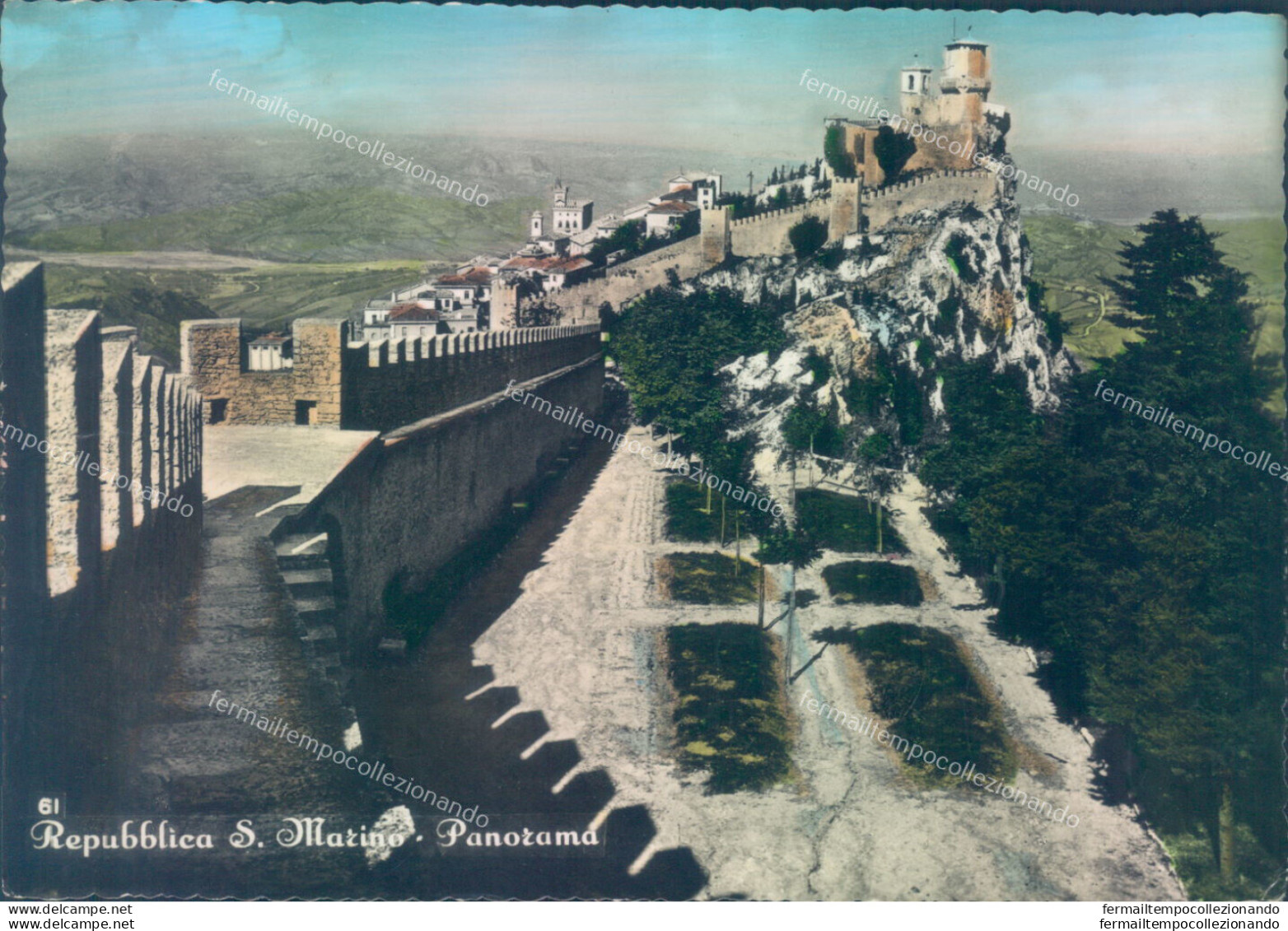 Ab162 Cartolina Repubblica Di San Marino Panorama - San Marino
