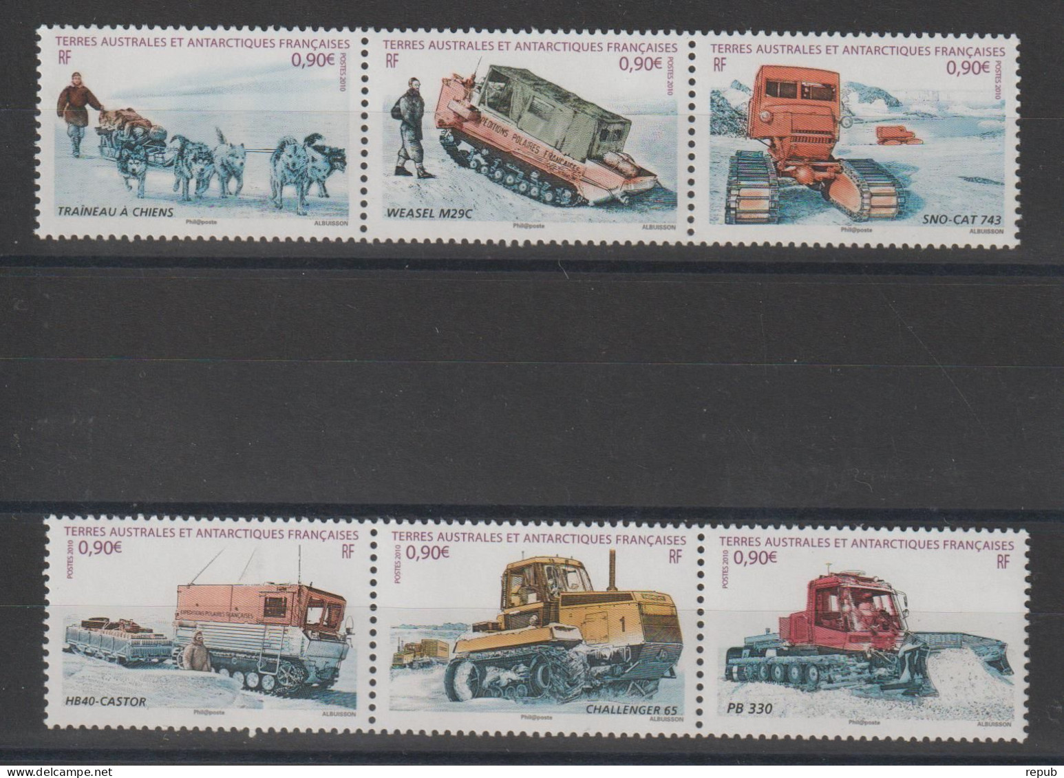 TAAF 2010 Timbres Issus Du BF , 560-565, 6 Val ** MNH - Unused Stamps