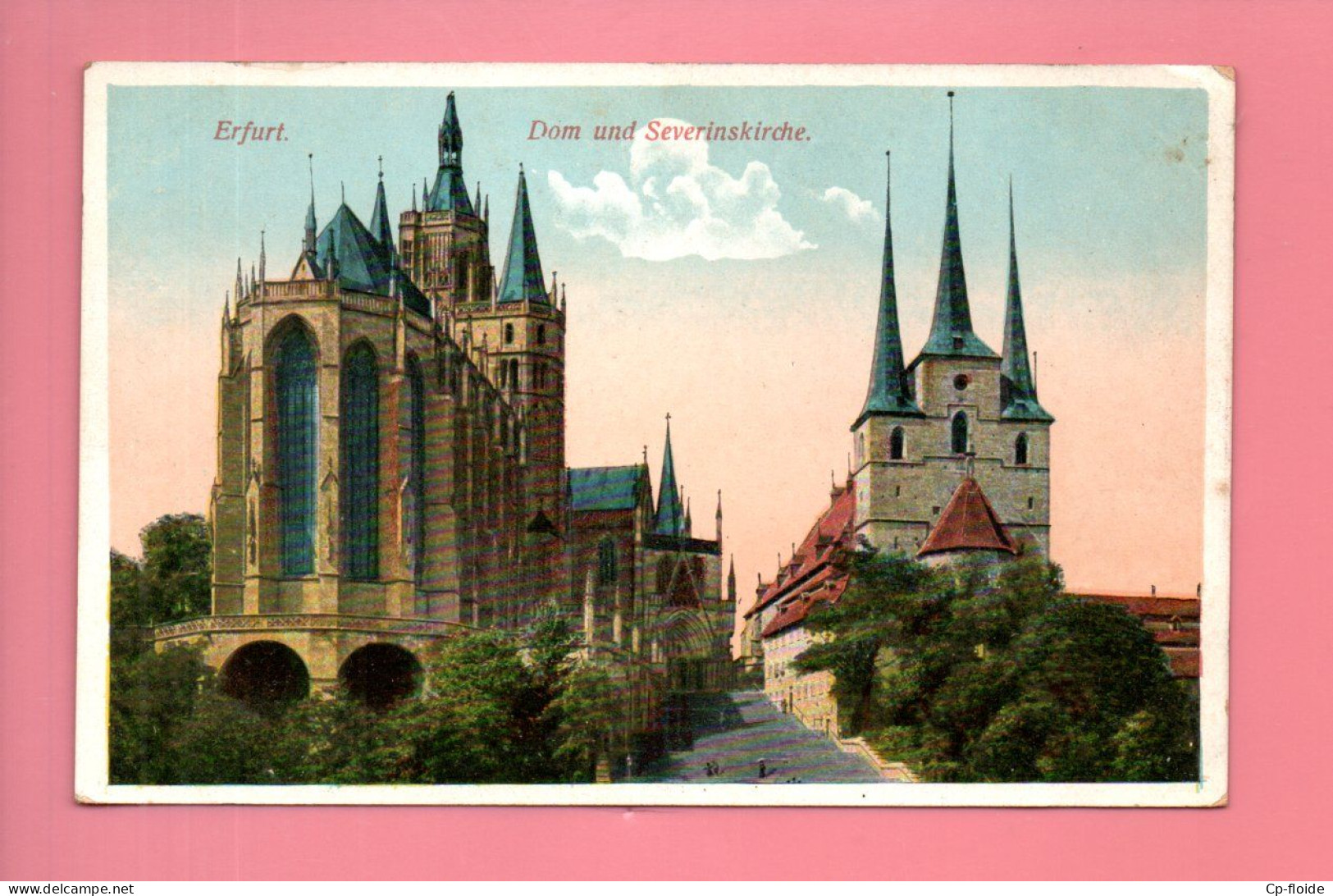 ALLEMAGNE . DEUTSCHLAND . ERFURT . DOM UND SEVERINSKIRCHE - Réf. N°38711 - - Erfurt