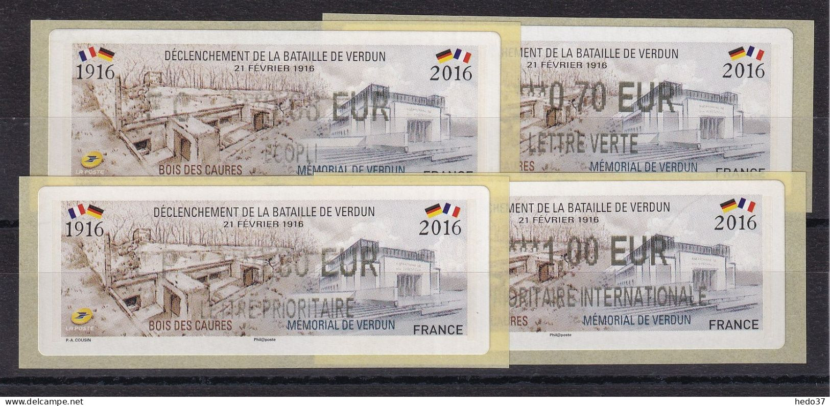 France Timbres De Distributeurs  N°1184 - 4 Valeurs - Neuf ** Sans Charnière - TB - 2010-... Illustrated Franking Labels