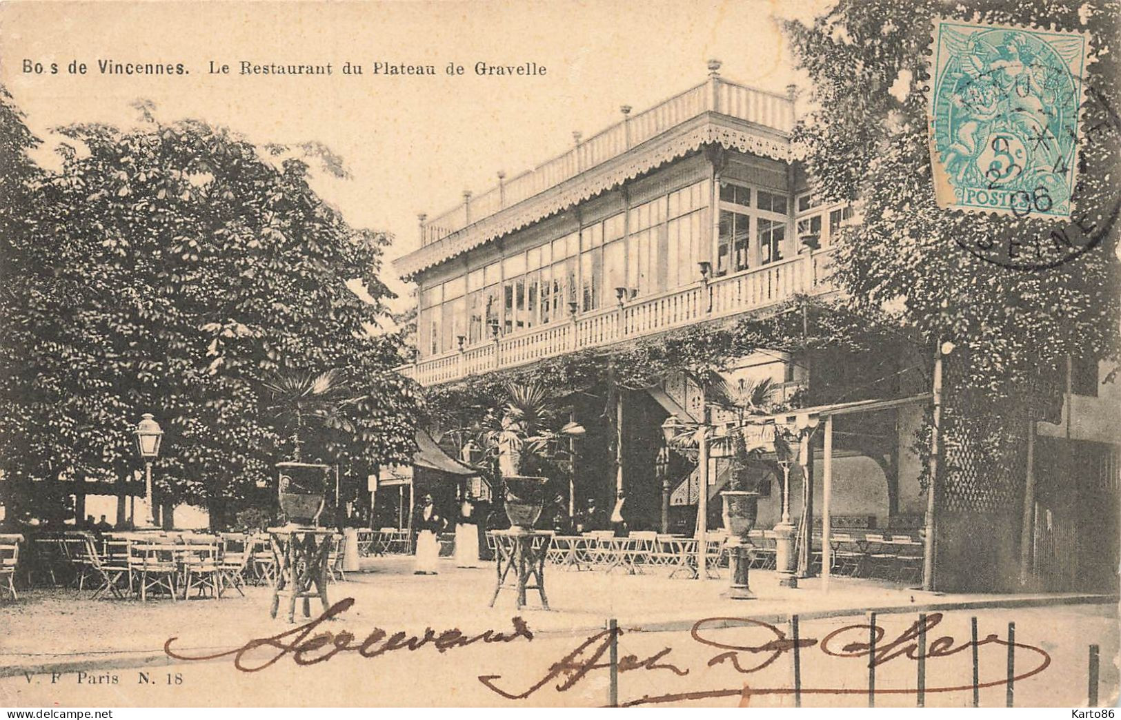 Paris * 12ème * Bois De Vincennes * Le Restaurant Du Plateau De Gravelle - Arrondissement: 12