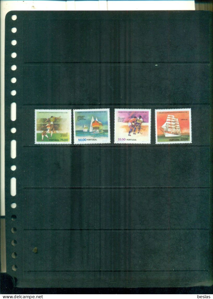 PORTUGAL GRANDS EVENEMENTS SPORTIFS DE 1982 4 VAL NEUFS A PARTIR DE 1.75 EUROS - Unused Stamps