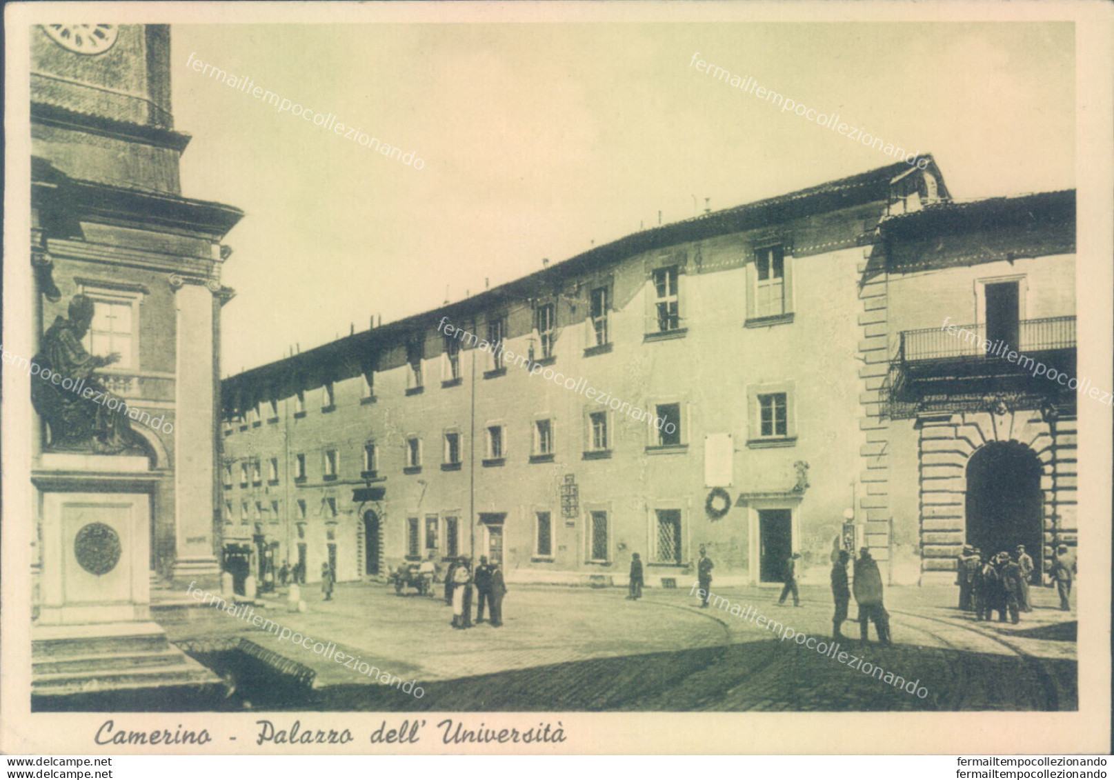 Aa684 Cartolina Camerino Palazzo Dell'universita' Provincia Di Macerata - Macerata