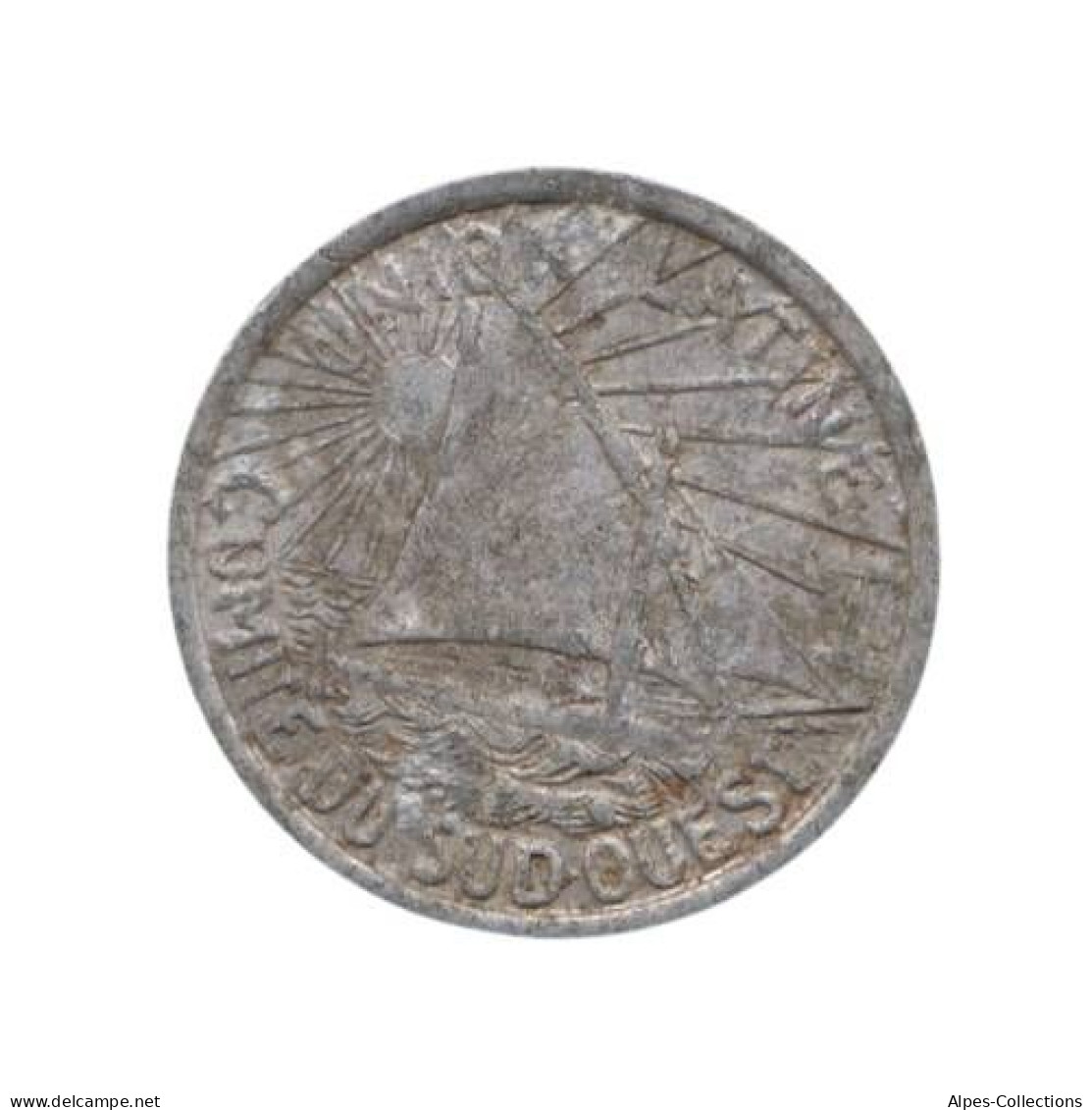 TOULOUSE - 02.04 - Monnaie De Nécessité - 5 Centimes 1922-1930 - Monetary / Of Necessity