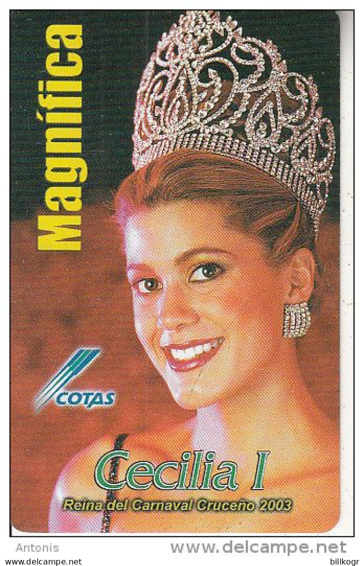 BOLIVIA - Carnaval 2003, Cesilia Justiniano, 02/03, Used - Bolivien