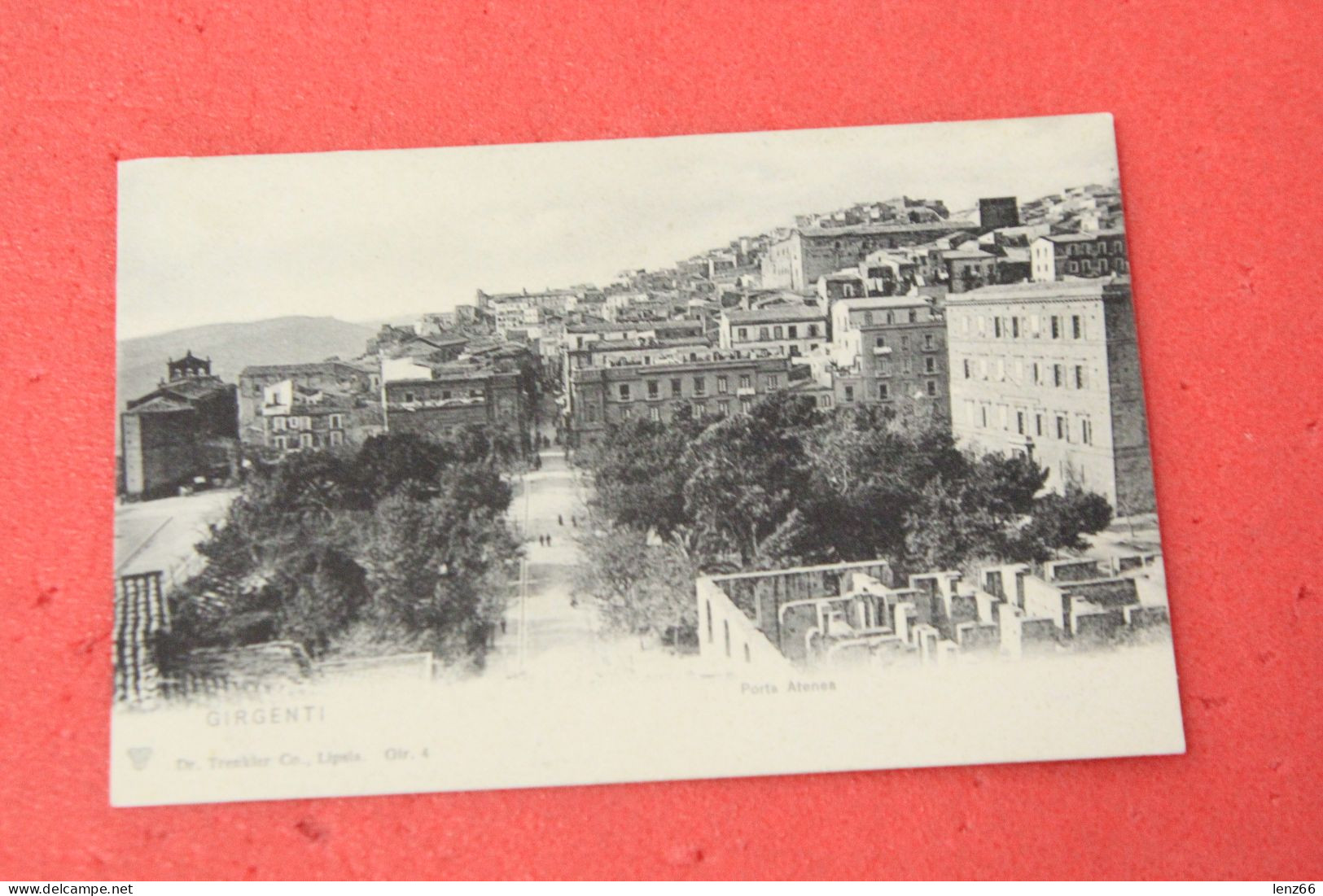 Agrigento Porta Atenea Ed. Trenkler NV Primi 1900 - Agrigento