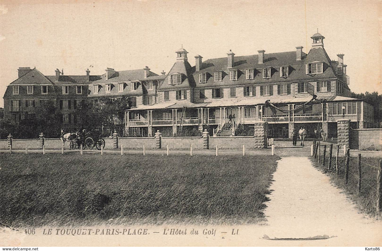 Le Touquet Paris Plage * Façade De L'hôtel Du Golf - Le Touquet