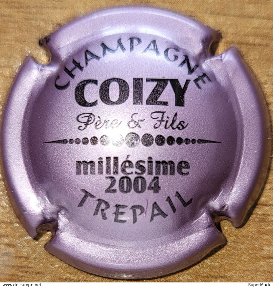 Capsule Champagne COIZY Père & Fils Série Millésime 2004, Rose Violet Nr 10 - Other & Unclassified